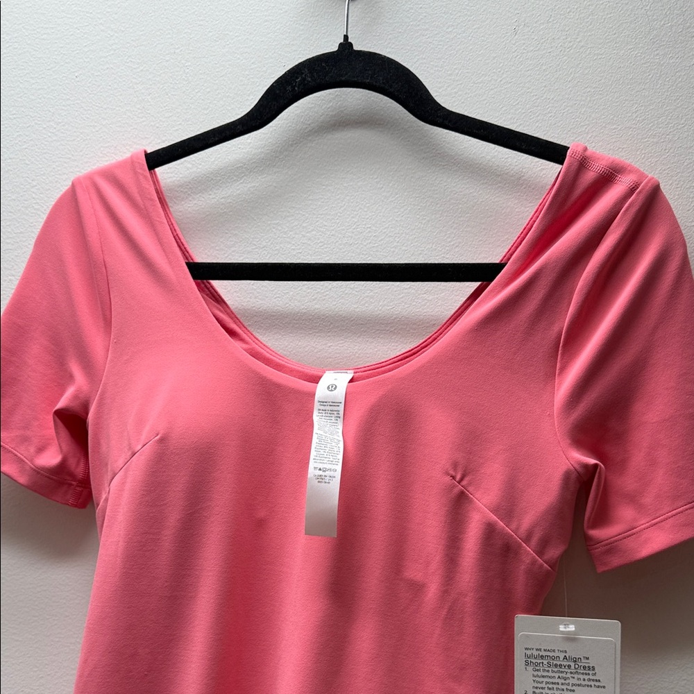 NWT Lululemon Align™ Short-Sleeve Dress (VITP) – Size 6 - Picture 3 of 4